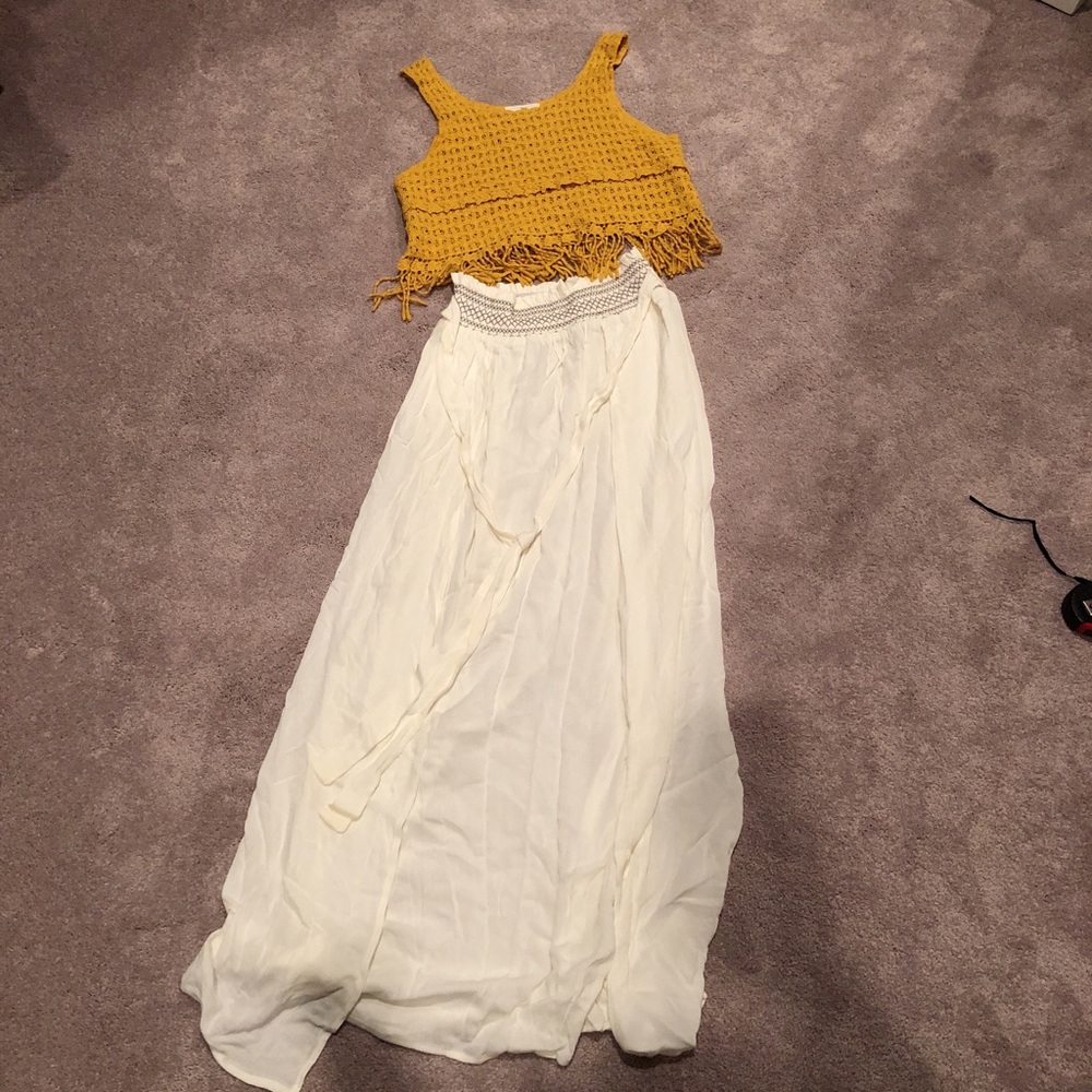 TRIS - tank top and maxi dress